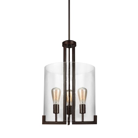 Generation Lighting Dawes 3 Light 16" Wide Pendant Bronze