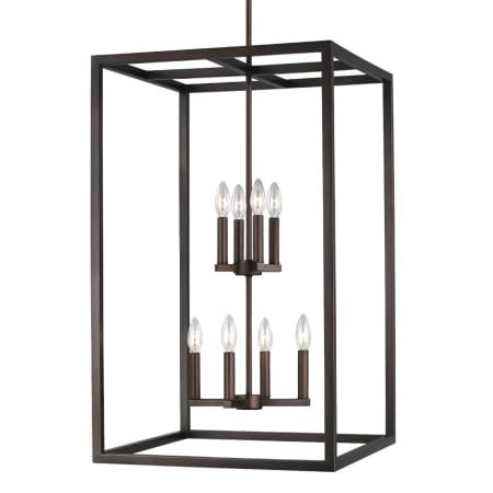 Generation Lighting Moffet Street 8 Light 19" Wide Chandelier Bronze