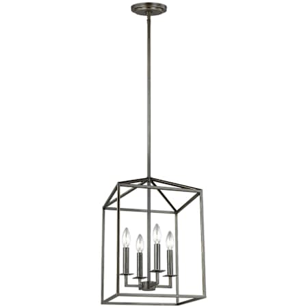Generation Lighting Perryton 4 Light 12" Wide LED Taper Candle Pendant Bronze
