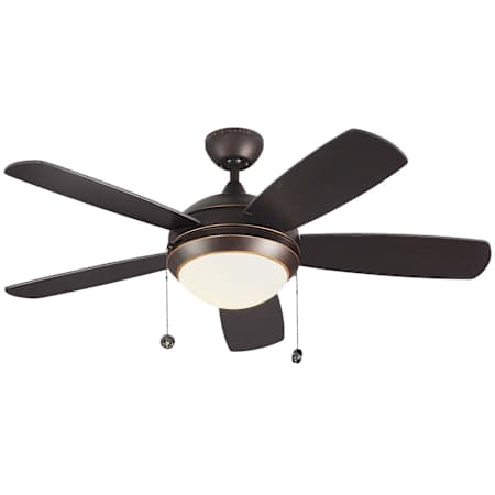 Generation Lighting Discus Classic II 44" 5 Blade Indoor Ceiling Fan - LED Light Kit Included Roman Bronze