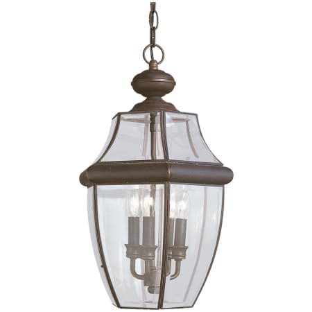 Generation Lighting Lancaster 3 Light 12" Wide LED Outdoor Taper Candle Pendant Antique Bronze