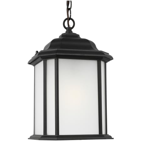Generation Lighting Kent 8" Wide LED Outdoor Mini Pendant Black