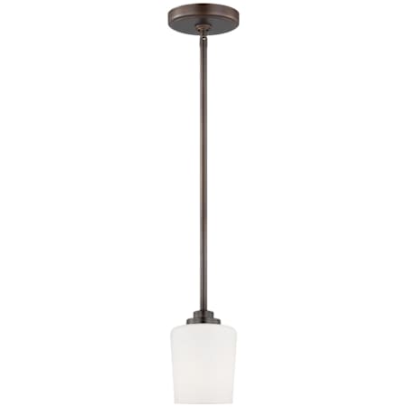 Generation Lighting Windom 4" Wide LED Pendant Bronze