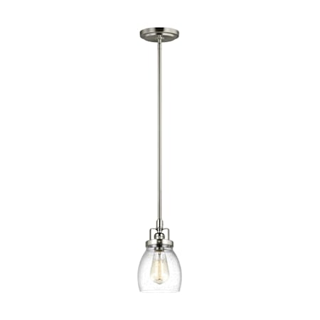 Generation Lighting Belton 5" Wide LED Mini Pendant Brushed Nickel