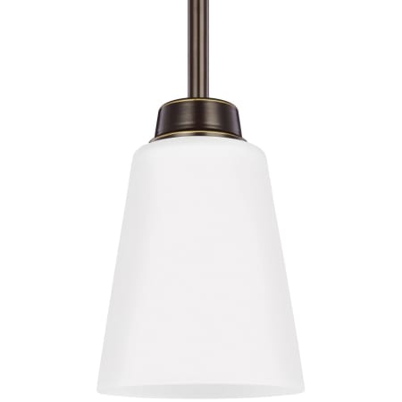 Generation Lighting Kerrville 4" Wide Mini Pendant Bronze
