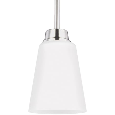 Generation Lighting Kerrville 4" Wide Mini Pendant Brushed Nickel