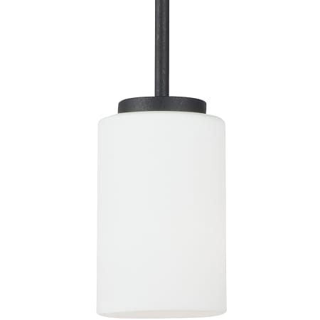 Generation Lighting Oslo 4" Wide Mini Pendant Blacksmith