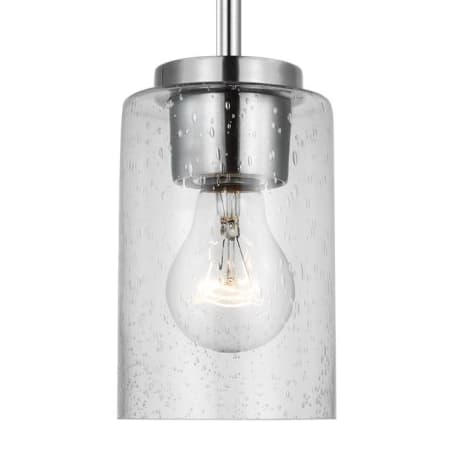 Generation Lighting Oslo 4" Wide Mini Pendant Brushed Nickel