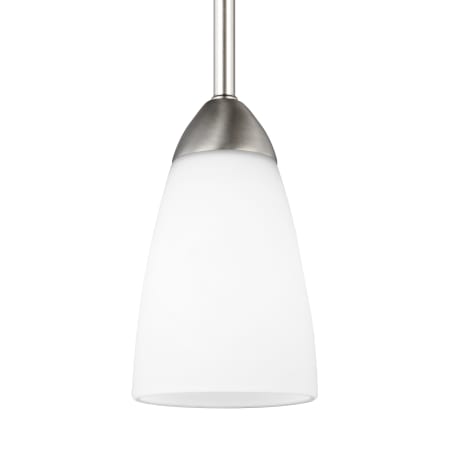 Generation Lighting Seville 4" Wide Mini Pendant Brushed Nickel