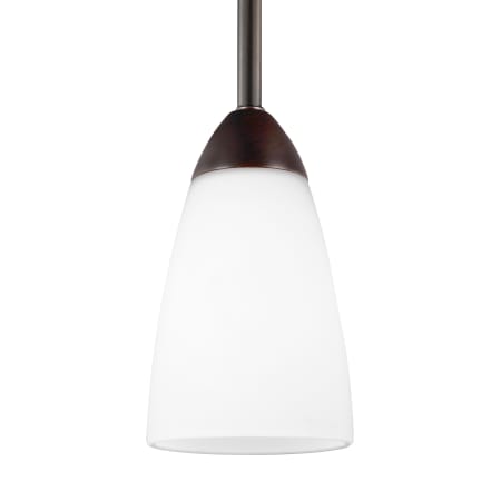 Generation Lighting Seville 4" Wide LED Mini Pendant Bronze