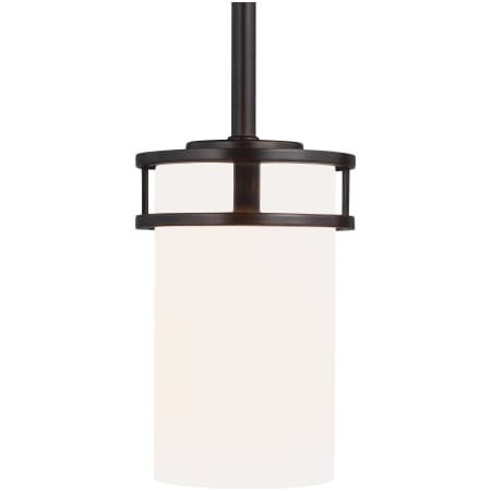 Generation Lighting Robie 4" Wide LED Mini Pendant Bronze