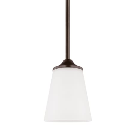 Generation Lighting Hanford 5" Wide LED Mini Pendant Bronze