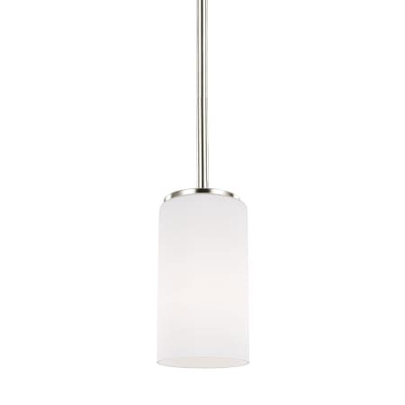 Generation Lighting Alturas 4" Wide LED Mini Pendant Brushed Nickel