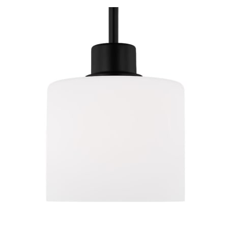 Generation Lighting Canfield 6" Wide Outdoor Mini Pendant Midnight Black