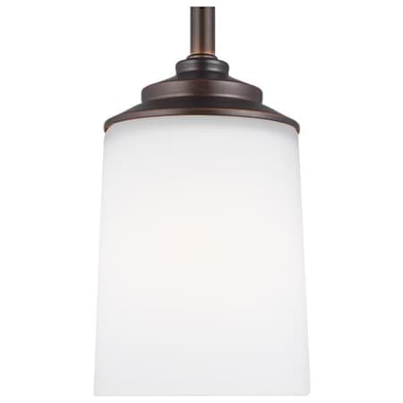 Generation Lighting Kemal 4" Wide LED Mini Pendant Bronze