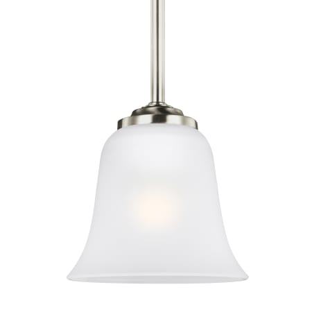 Generation Lighting Emmons 6" Wide Mini Pendant Brushed Nickel
