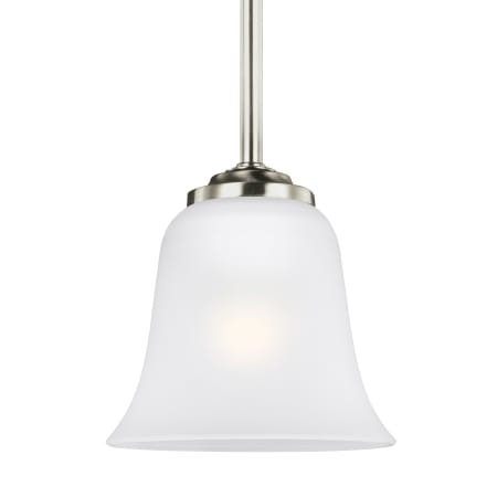 Generation Lighting Emmons 6" Wide LED Mini Pendant Brushed Nickel