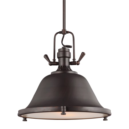 Generation Lighting Stone Street 2 Light 17" Wide Pendant Bronze