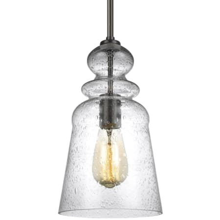 Generation Lighting Kea 7" Wide Mini Pendant Bronze