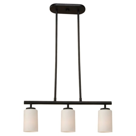 Generation Lighting Oslo 3 Light 25" Wide Chandelier Blacksmith