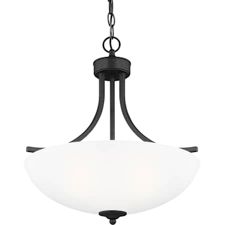 Generation Lighting Geary 3 Light 19" Wide LED Pendant Blacksmith
