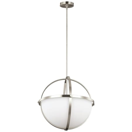 Generation Lighting Alturas 3 Light 19" Wide LED Pendant Brushed Nickel