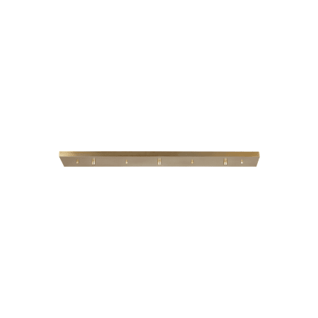 Generation Lighting Multi-Port Three Light Linear Canopy Satin Brass