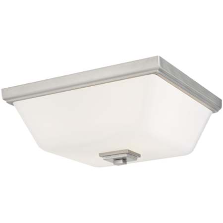 Generation Lighting Ellis Harper 2 Light 13" Wide LED Flush Mount Ceiling Fixture Brushed Nickel