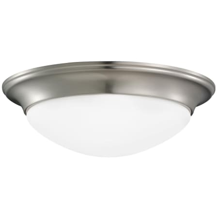Generation Lighting Nash 12" Wide Flush Mount Bowl Ceiling Fixture Brushed Nickel