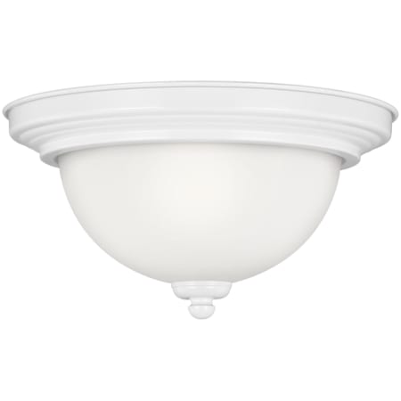 Generation Lighting Geary 11" Wide LED Flush Mount Bowl Ceiling Fixture White