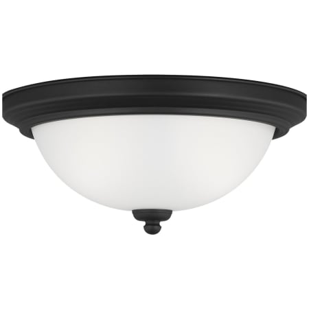 Generation Lighting Geary 2 Light 13" Wide LED Flush Mount Bowl Ceiling Fixture Midnight Black