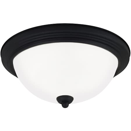 Generation Lighting Geary 3 Light 15" Wide LED Flush Mount Bowl Ceiling Fixture Blacksmith