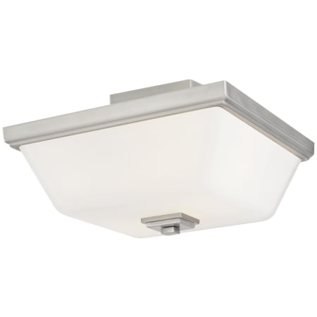 Generation Lighting Ellis Harper 2 Light 13" Wide LED Semi-Flush Bowl Ceiling Fixture Brushed Nickel