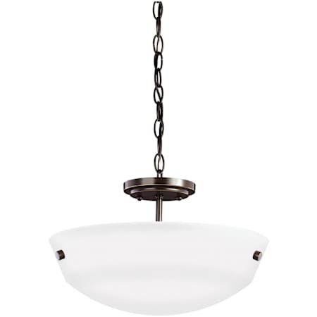 Generation Lighting Kerrville 2 Light 15" Wide LED Pendant Bronze