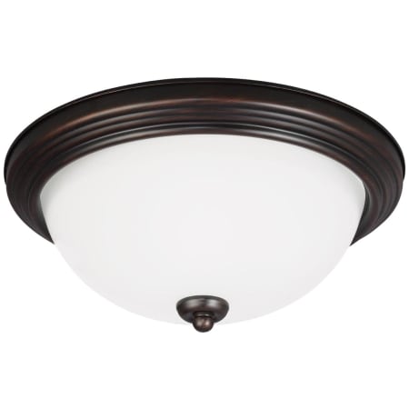 Generation Lighting Geary 3 Light 15" Wide LED Flush Mount Bowl Ceiling Fixture Bronze
