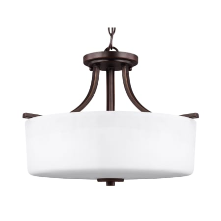 Generation Lighting Kemal 16" Wide Semi-Flush Ceiling Fixture Bronze