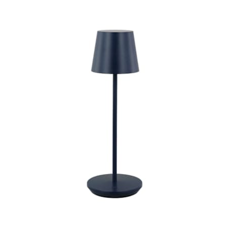 Generation Lighting Mena Rechargeable Outdoor Table Lamp Hague Blue