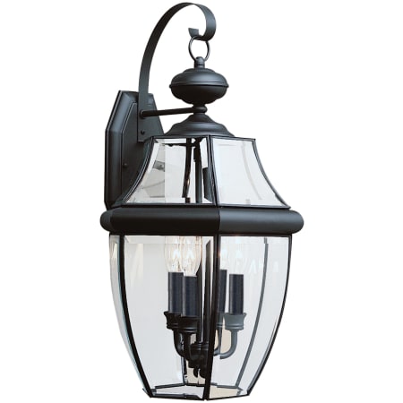 Generation Lighting Lancaster 3 Light 23" Tall LED Outdoor Wall Sconce Black