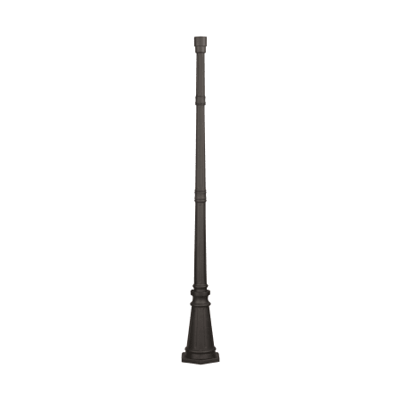 Generation Lighting 71 Inch Tall Outdoor Post with Decorative Base Black