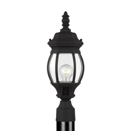 Generation Lighting Wynfield 19" Tall Outdoor Single Head Post Light Black