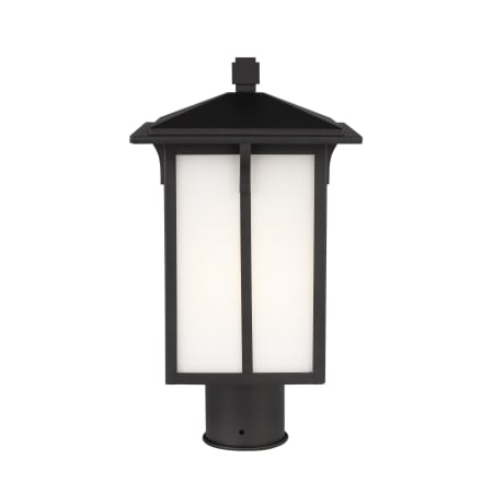 Generation Lighting Tomek 15" Tall Outdoor Single Head Post Light Black