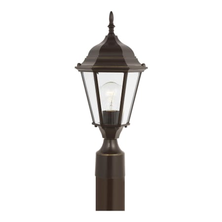 Generation Lighting Bakersville 18" Tall Outdoor Single Head Post Light Antique Bronze