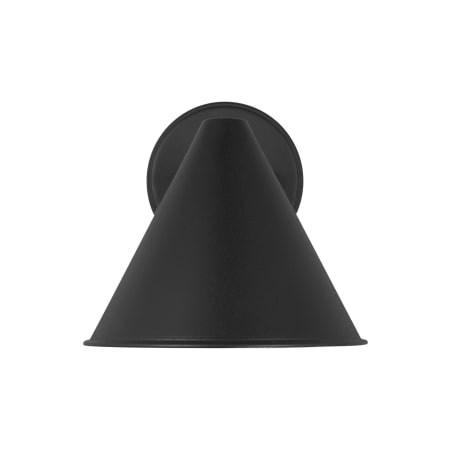 Generation Lighting Crittenden 8" Tall Outdoor Wall Sconce Black