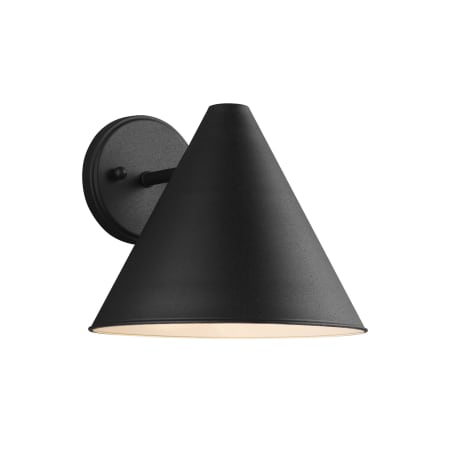 Generation Lighting Crittenden 9" Tall LED Outdoor Wall Sconce Black