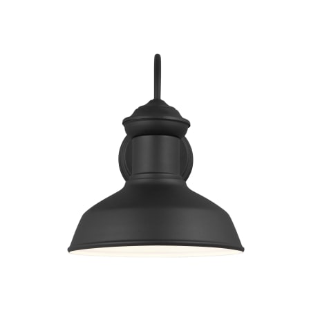 Generation Lighting Fredricksburg 12" Tall Outdoor Wall Sconce Black