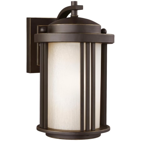 Generation Lighting Crowell 10" Tall LED Outdoor Wall Sconce Antique Bronze