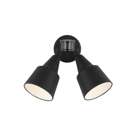 Generation Lighting Flood Light 2 Light 23" Wide Outdoor Flood Light Black