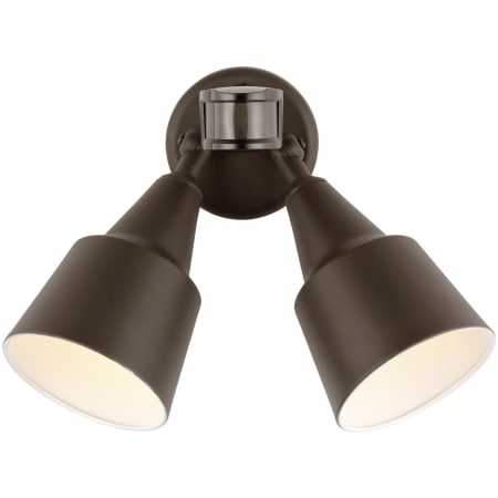 Generation Lighting Double Light 22-1/2" Wide LED Outdoor Flood Light Antique Bronze