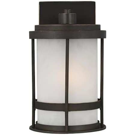 Generation Lighting Wilburn 10" Tall LED Outdoor Wall Sconce Antique Bronze