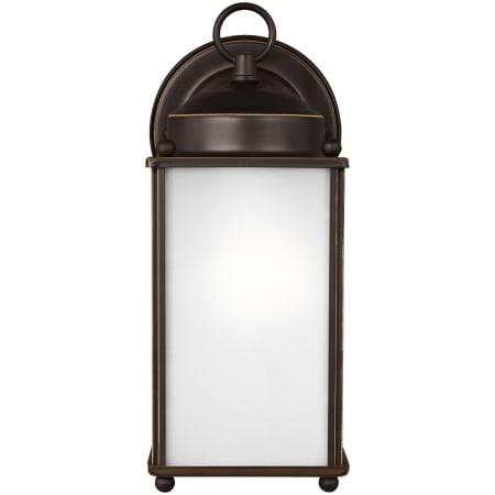 Generation Lighting New Castle 10" Tall LED Outdoor Wall Sconce Antique Bronze